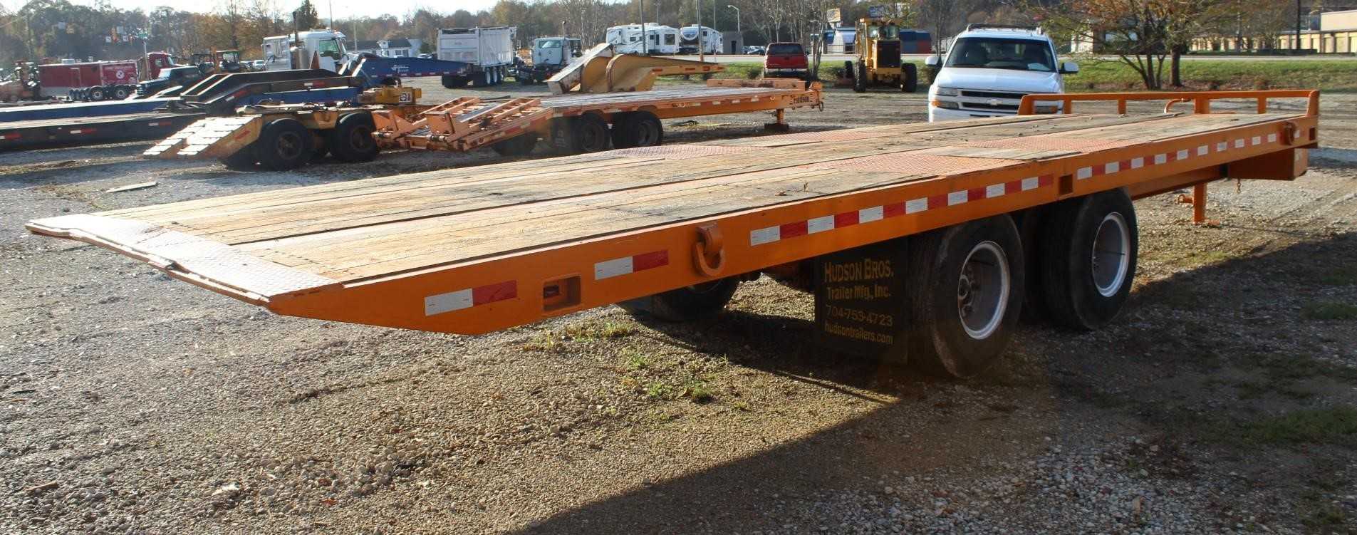 HUDSON HTD20A Flatbed Trailer 1984