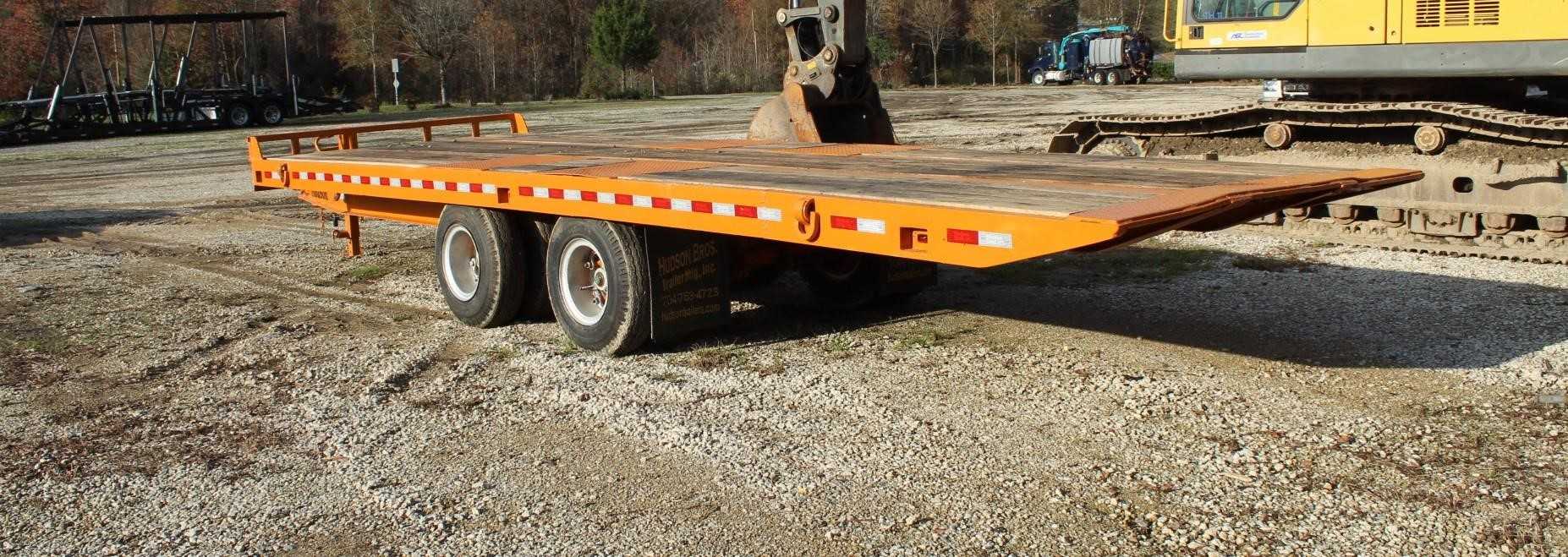 HUDSON HTD20A Flatbed Trailer 1984